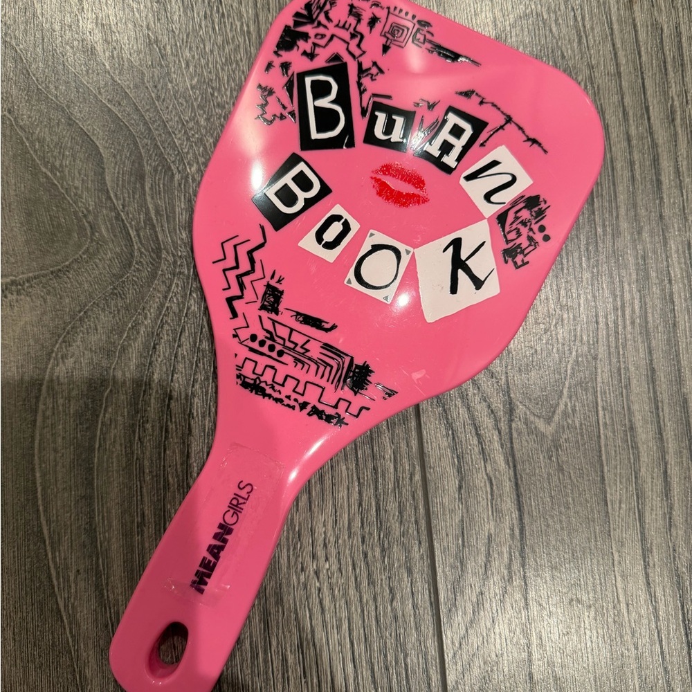 Mean Girls Pink Burn Book Hand Held Mirror